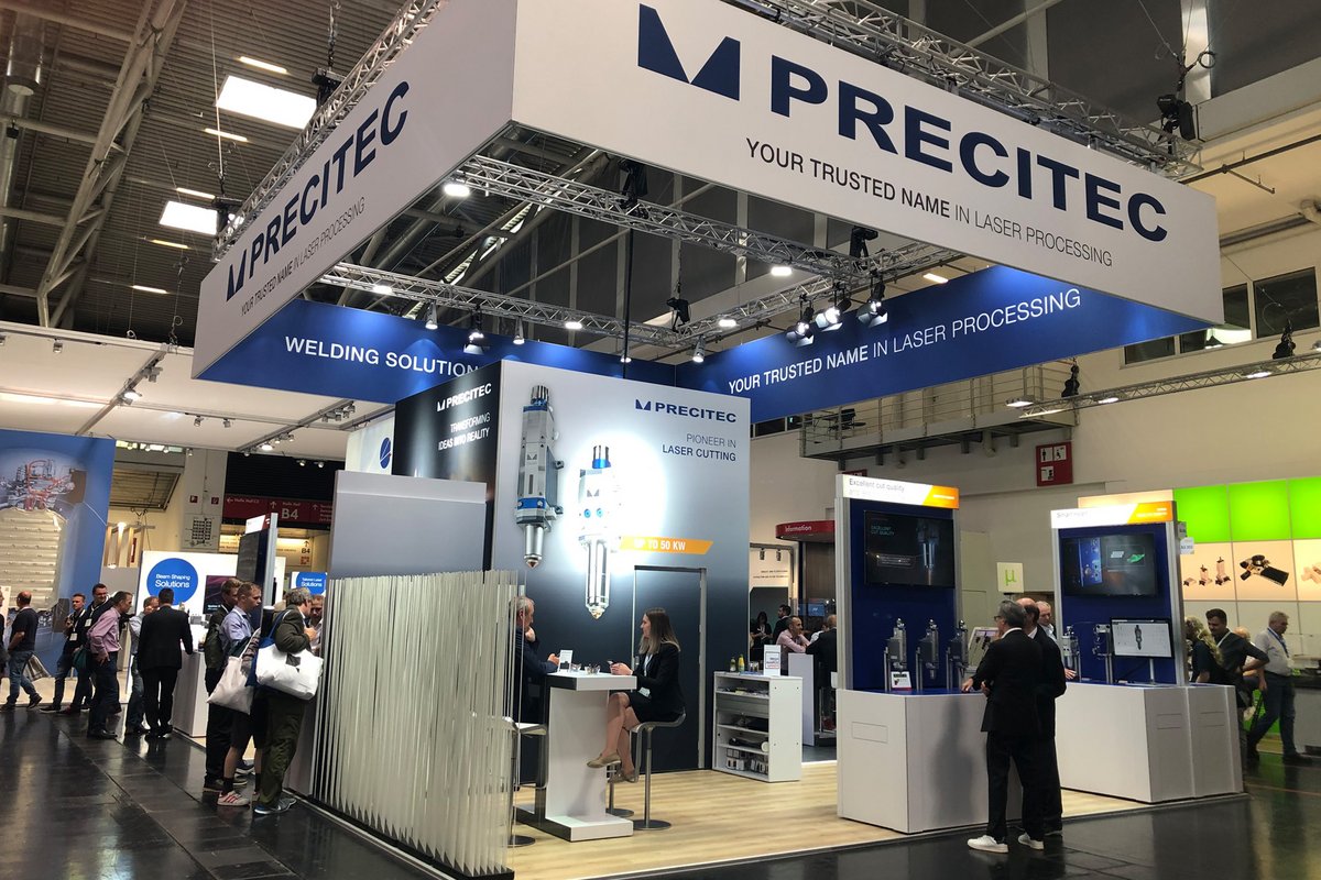 Precitec ha presentato il ProCutter 2.0 con una potenza di 50 kW al Laser World of Photonics